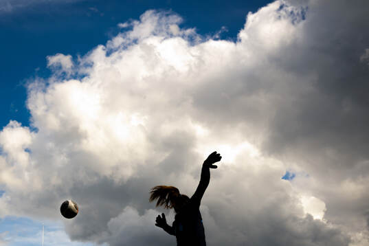 Goalkeeper Cecilie Fiskerstrand of the Norwegian women's