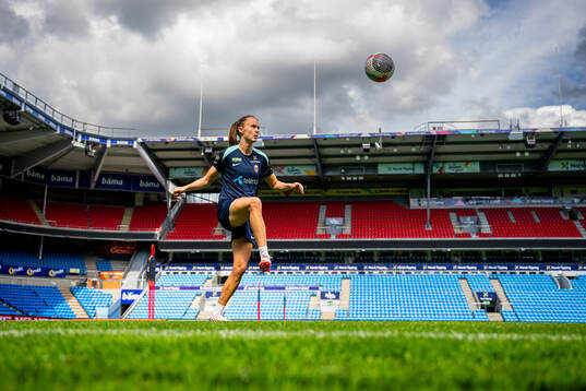 Caroline Graham Hansen of the Norwegian women's national