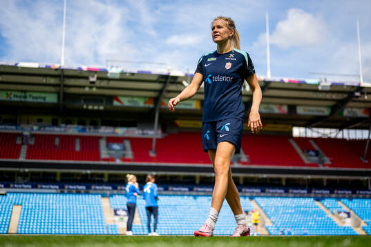 Ada Hegerberg of the Norwegian women's national football