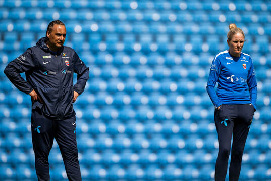 Lee Skyrme, assistant coach, and Gemma Grainger, head coach