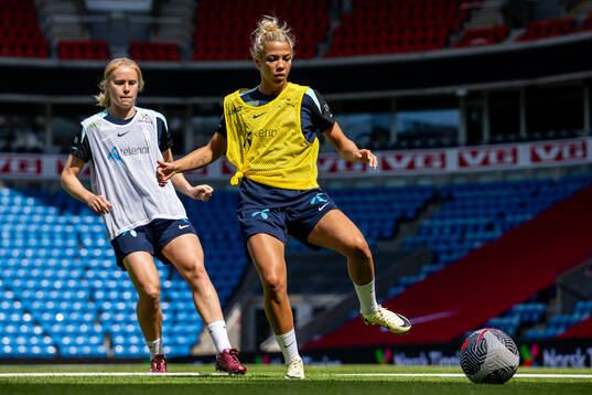 Julie Blakstad and Celin Bizet Ildhusøy of the Norwegian