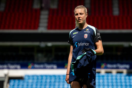 Sophie Román Haug of the Norwegian women's national