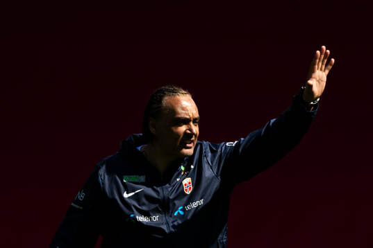 Lee Skyrme, assistant coach of the Norwegian women's