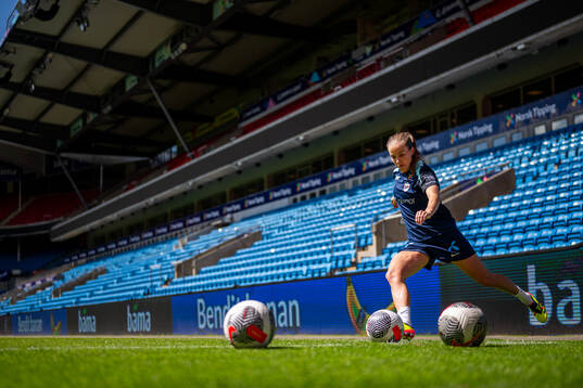 Guro Reiten of the Norwegian women's national football team