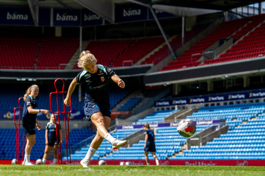 Justine Kielland of the Norwegian women's national football