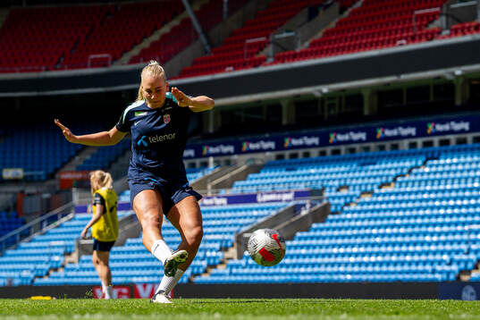 Cathinka Tandberg of the Norwegian women's national