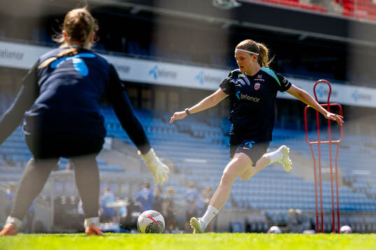 Signe Gaupset of the Norwegian women's national football