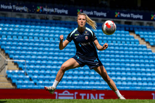 Sophie Román Haug of the Norwegian women's national