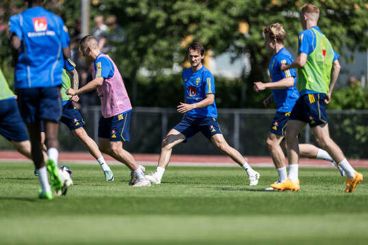 Hjalmar Ekdal of the Swedish men's national football team