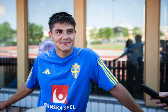 Matteo Perez Vinlöf of the Swedish men's national football