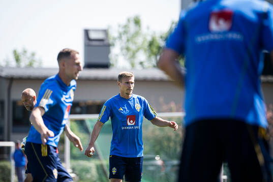 Carl Starfelt of the Swedish men's national football team