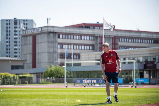 Head coach Jon Dahl Tomasson of the Swedish men's national