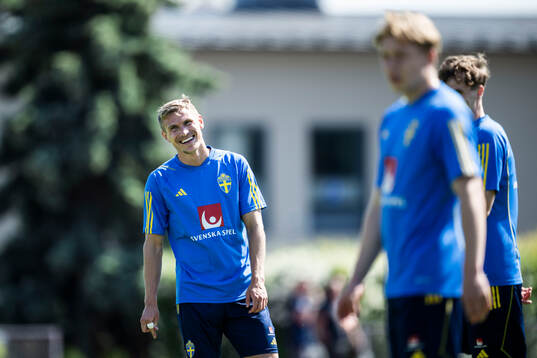 Carl Starfelt of the Swedish men's national football team