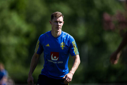 Emil Krafth of the Swedish men's national football team