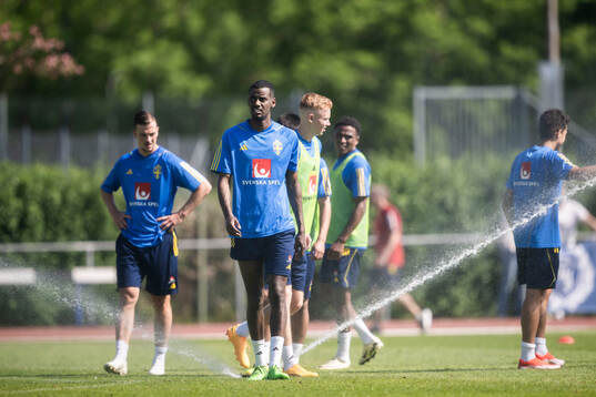 Alexander Isak of the Swedish men's national football team
