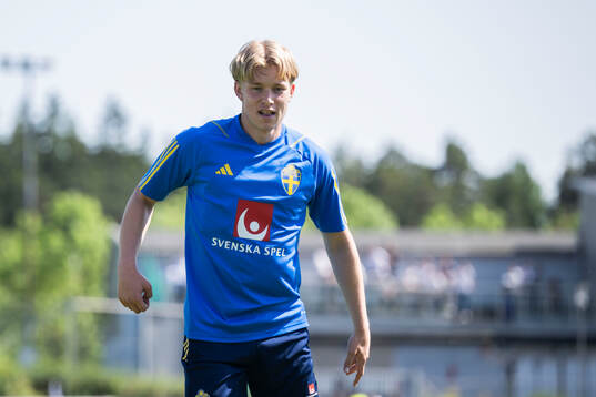 Daniel Svensson of the Swedish men's national football team