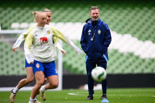 Head coach Peter Gerhardsson of Sweden