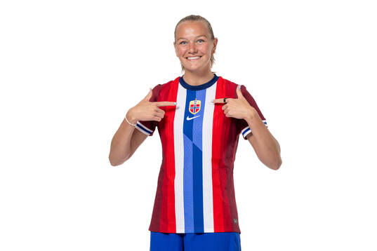 Frida Maanum of the Norwegian women's national football