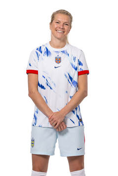 Ada Hegerberg of the Norwegian women's national football