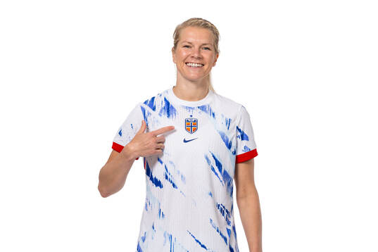 Ada Hegerberg of the Norwegian women's national football