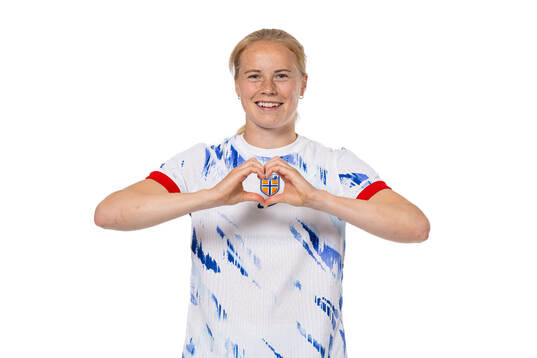 Julie Blakstad of the Norwegian women's national football
