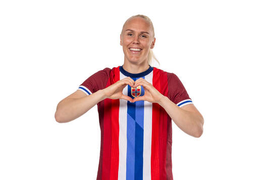 Maria Thorisdottir of the Norwegian women's national