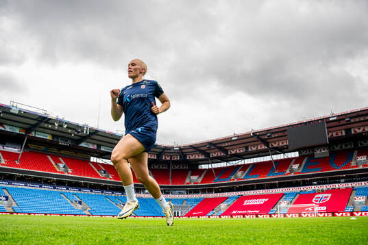 Maria Thorisdottir of the Norwegian women's national