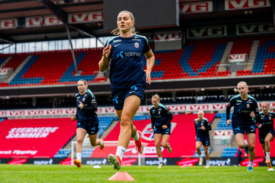 Vilde Bøe Risa of the Norwegian women's national football
