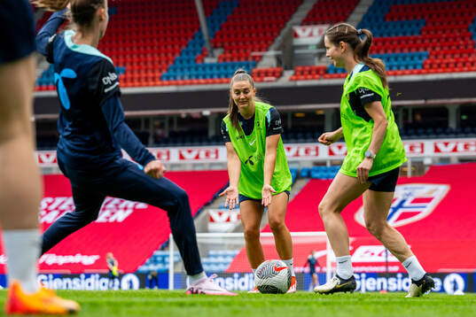 Vilde Bøe Risa of the Norwegian women's national football