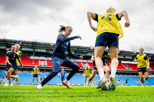 Caroline Graham Hansen of the Norwegian women's national