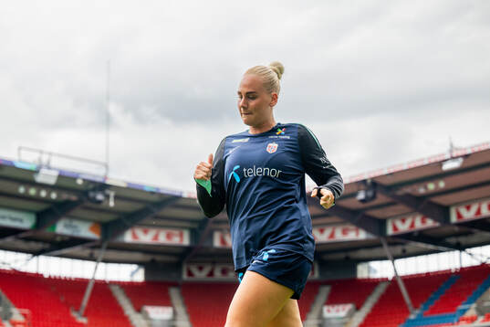 Cathinka Tandberg of the Norwegian women's national