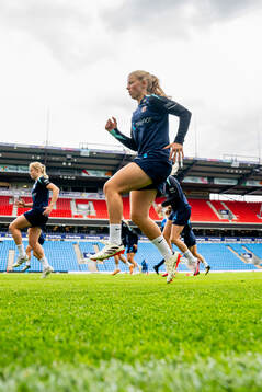 Justine Kielland of the Norwegian women's national football