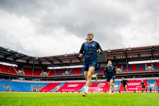 Guro Reiten of the Norwegian women's national football team