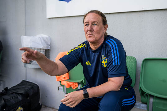 Head coach Annelie Norén of Sweden