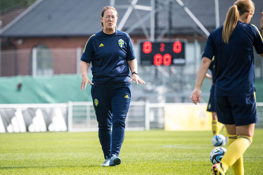 Head coach Annelie Norén of Sweden