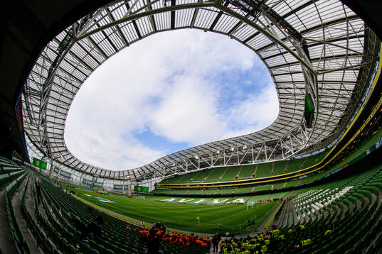 General view of Aviva Stadium