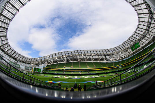 General view of Aviva Stadium