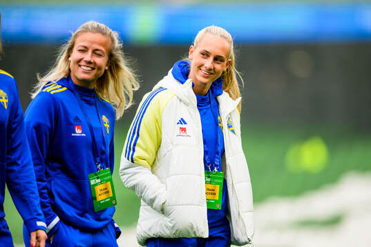 Hanna Glas and Ellen Wangerheim of Sweden