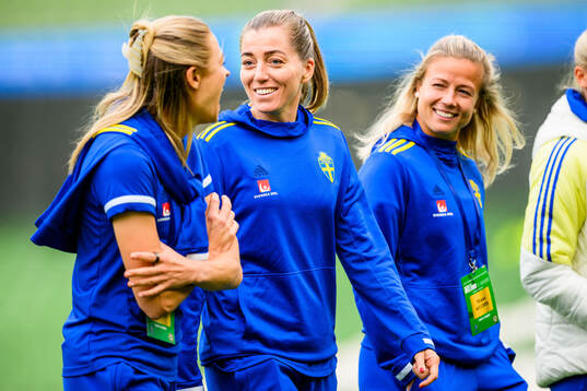 Linda Sembrant and Hanna Glas of Sweden