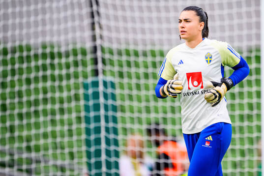 Goalkeeper Zecira Musovic of Sweden