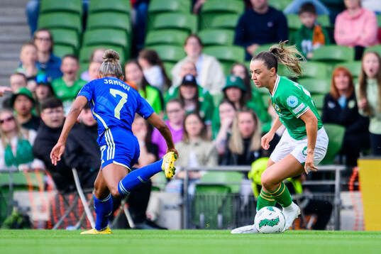 Katie McCabe of Ireland