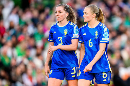 Linda Sembrant and Magdalena Eriksson of Sweden
