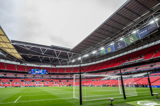 General interior view of Wembley Stadium