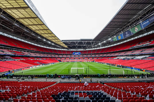 General interior view of Wembley Stadium
