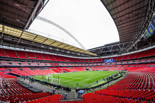 General interior view of Wembley Stadium