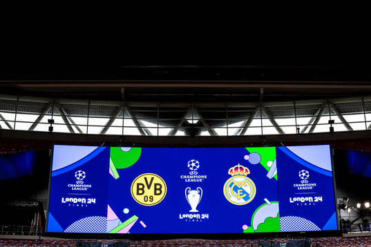 General view inside the stadium