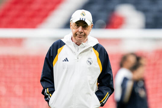 Head coach Carlo Ancelotti of Real Madrid