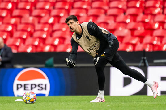 Goalkeeper Thibaut Courtois of Real Madrid