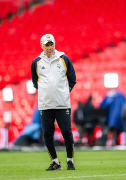 Head coach Carlo Ancelotti of Real Madrid