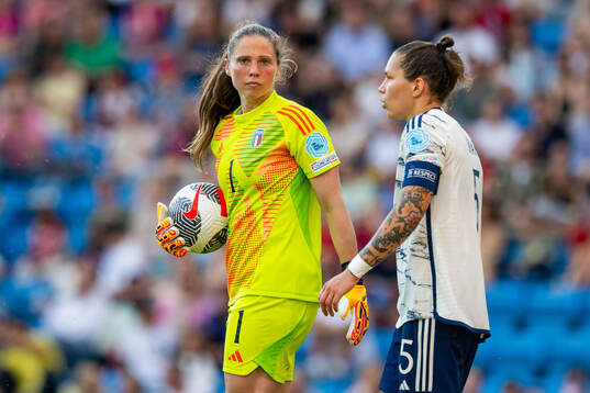 Goalkeeper Laura Giuliani of Italy